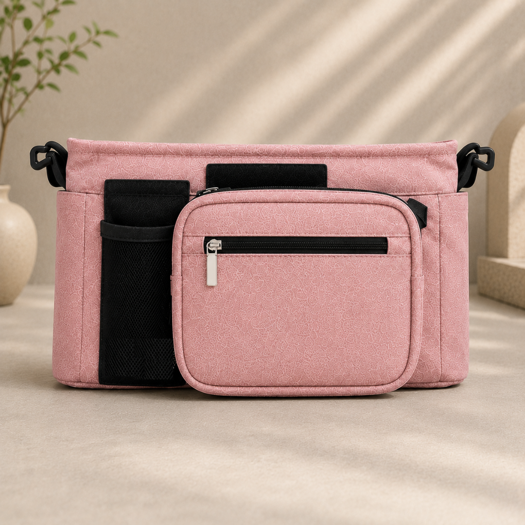 Large Multi-Pocket Baby Pram Organiser Bag