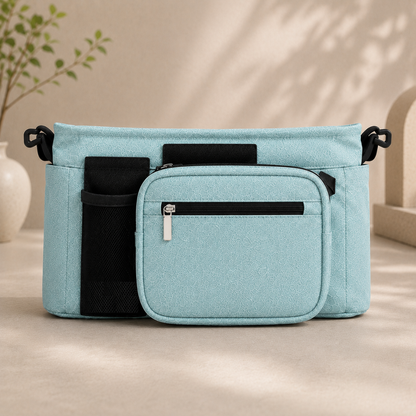 Large Multi-Pocket Baby Pram Organiser Bag