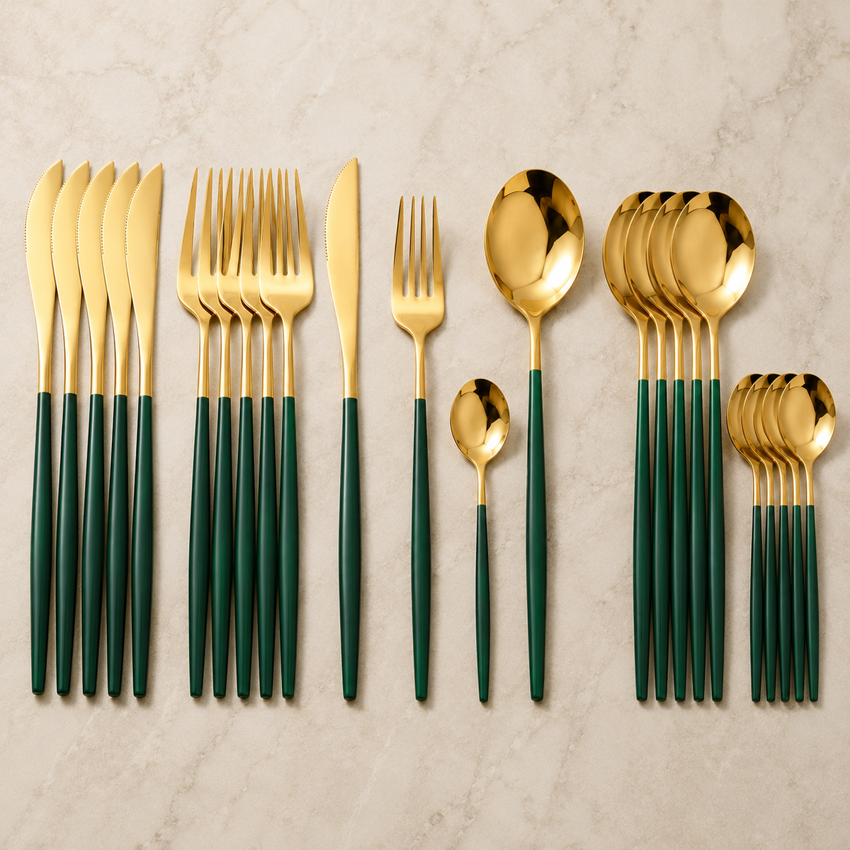 Elegant 24-Piece Stainless Steel Cutlery Gift Set