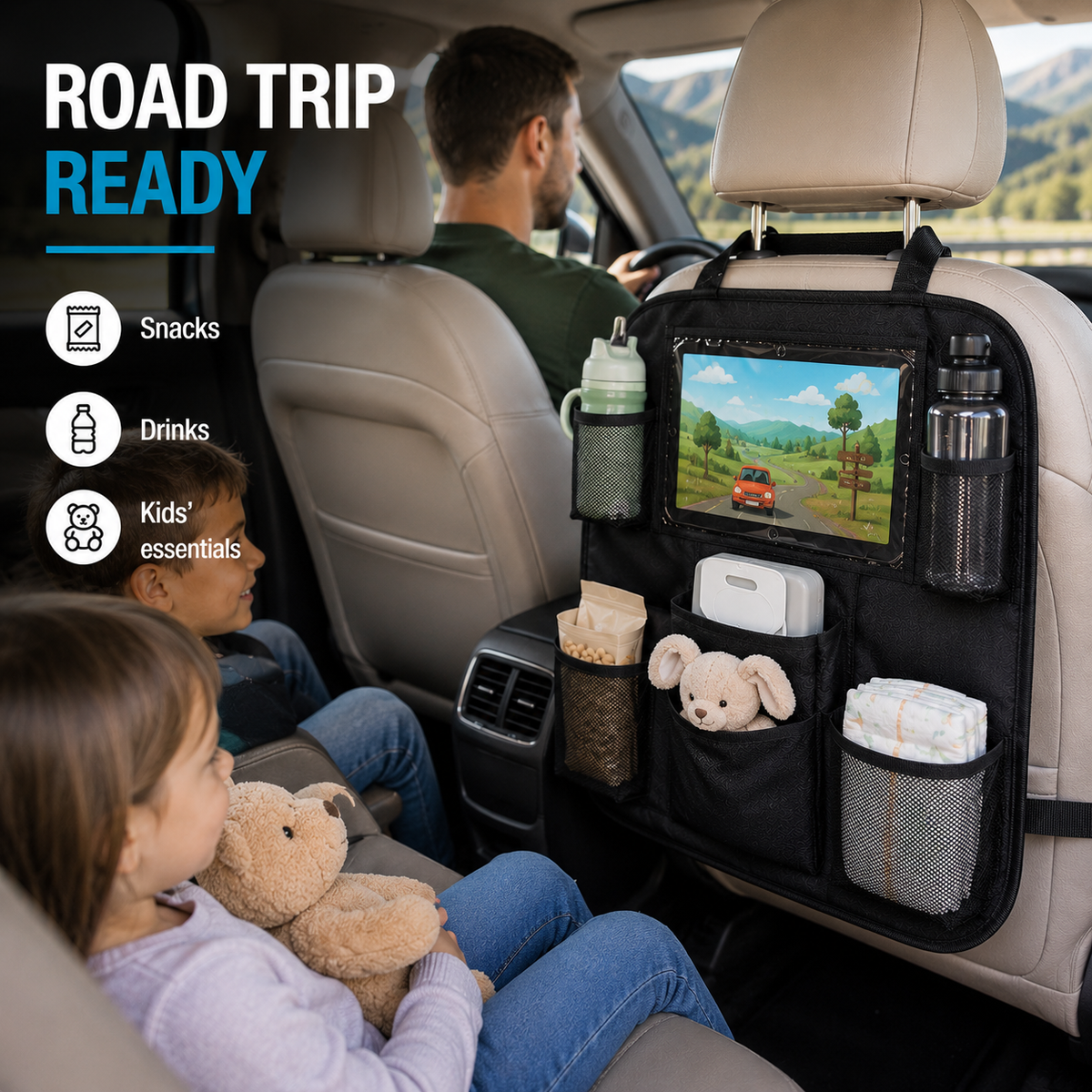 Plenty of Storage Backseat Car Organiser
