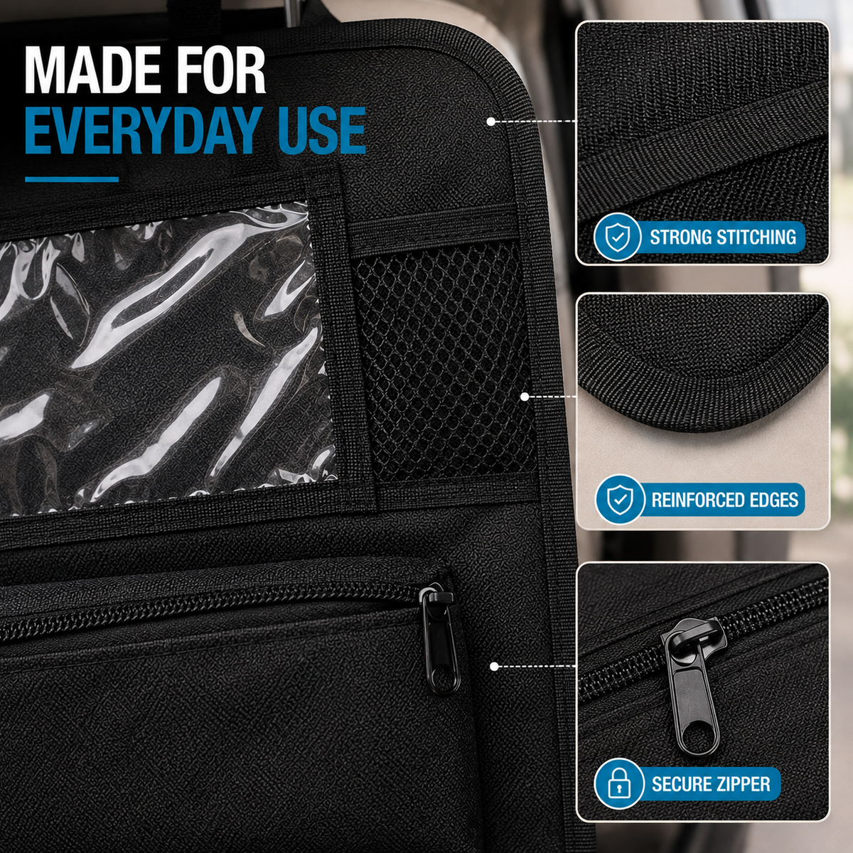 Plenty of Storage Backseat Car Organiser