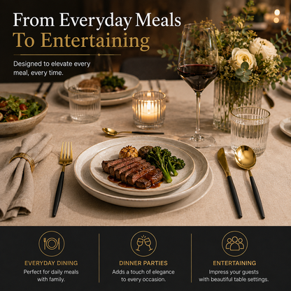 Elegant 24-Piece Stainless Steel Cutlery Gift Set