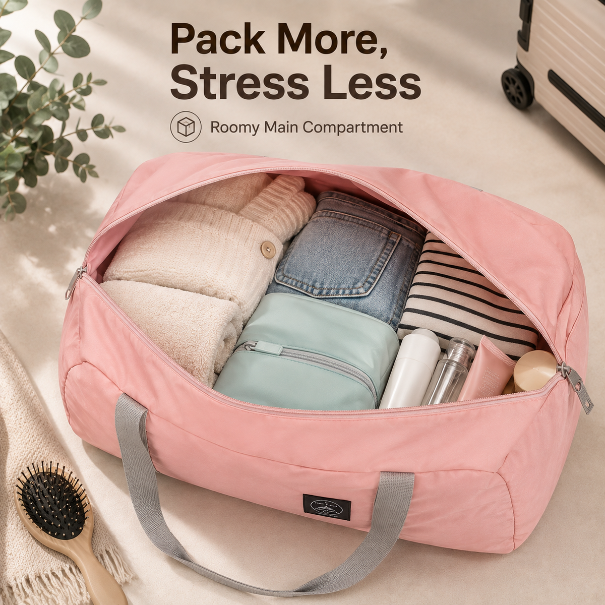 Spacious Versatile Foldable Duffel Bag