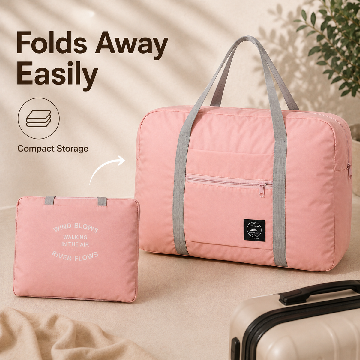 Spacious Versatile Foldable Duffel Bag