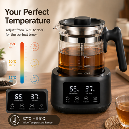 72-Hour Keep Warm 1.3L Temperature Control Electric Kettle
