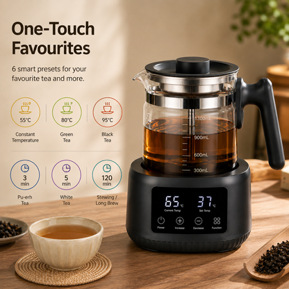 72-Hour Keep Warm 1.3L Temperature Control Electric Kettle