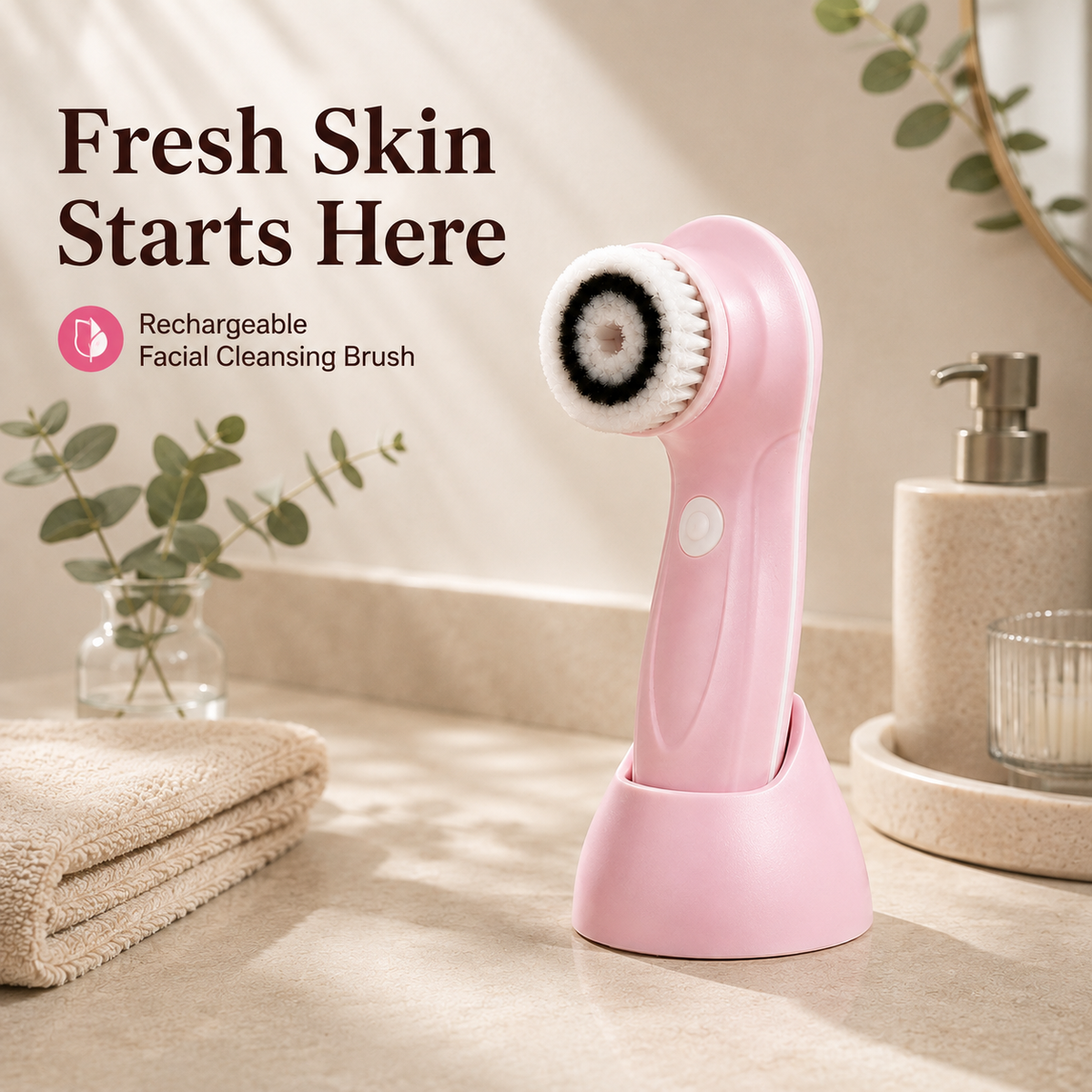 Rechargeable All-in-One Facial Cleansing Brush