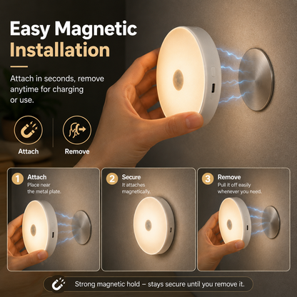 Wireless Motion Sensor LED Night Light