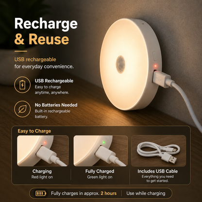 Wireless Motion Sensor LED Night Light