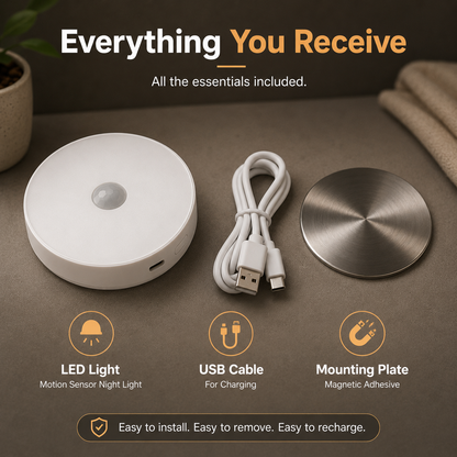 Wireless Motion Sensor LED Night Light