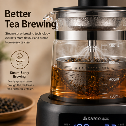 72-Hour Keep Warm 1.3L Temperature Control Electric Kettle