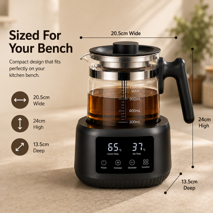 72-Hour Keep Warm 1.3L Temperature Control Electric Kettle