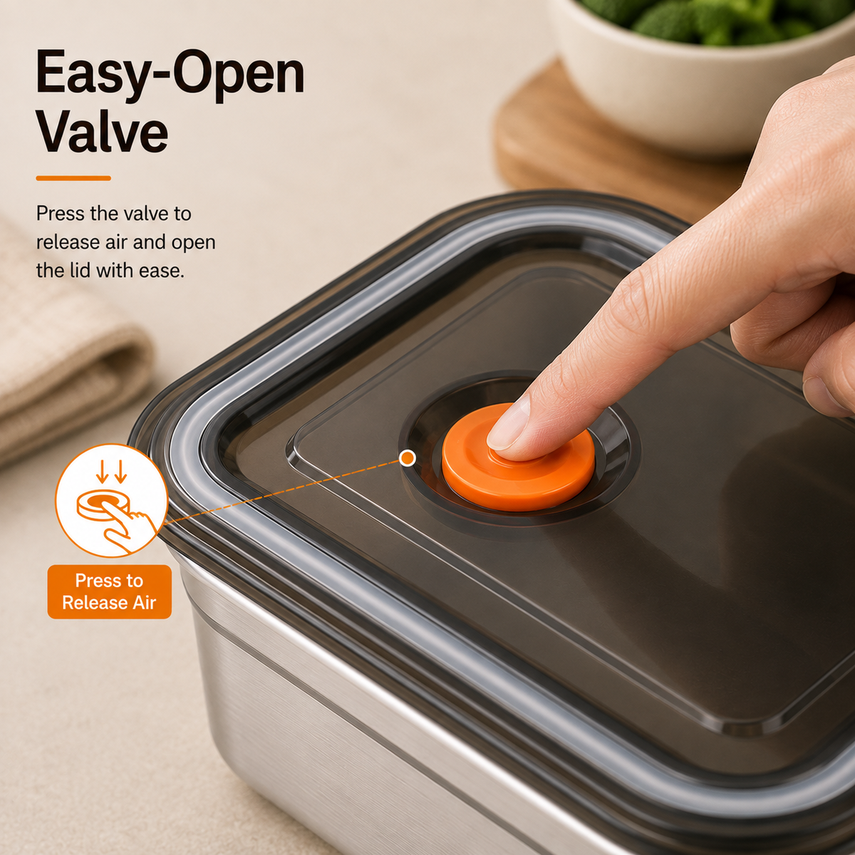 Leakproof Stainless Steel Container