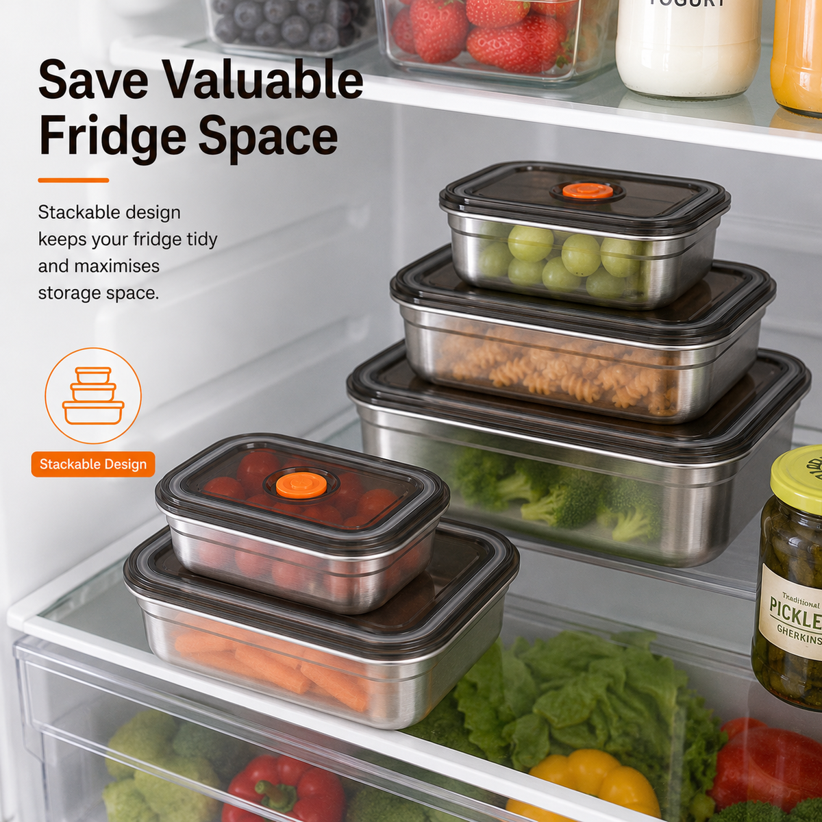Leakproof Stainless Steel Container