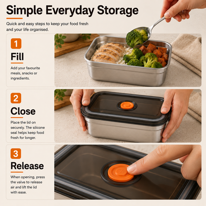 Leakproof Stainless Steel Container