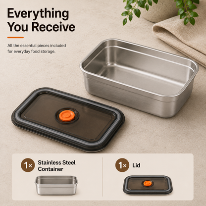 Leakproof Stainless Steel Container