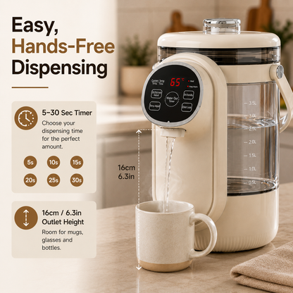 Electric Hot Water Dispenser – 12 Temperature Settings & Keep Warm