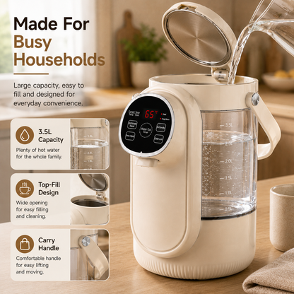 Electric Hot Water Dispenser – 12 Temperature Settings & Keep Warm