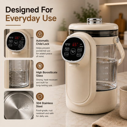 Electric Hot Water Dispenser – 12 Temperature Settings & Keep Warm