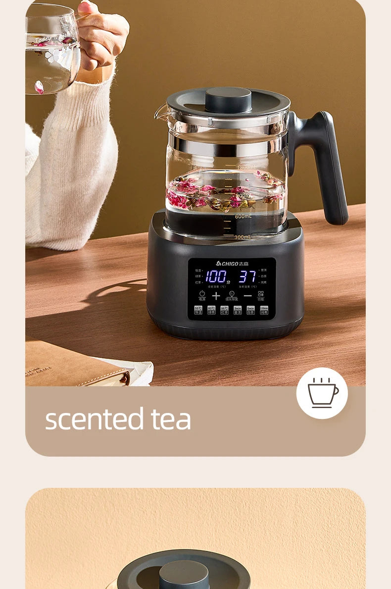 1300ml Steam Spray Tea Kettle Baby Constant Temperature Milk Regulator Multifunctional Electric Kettle 72h Thermostatic Kettle
