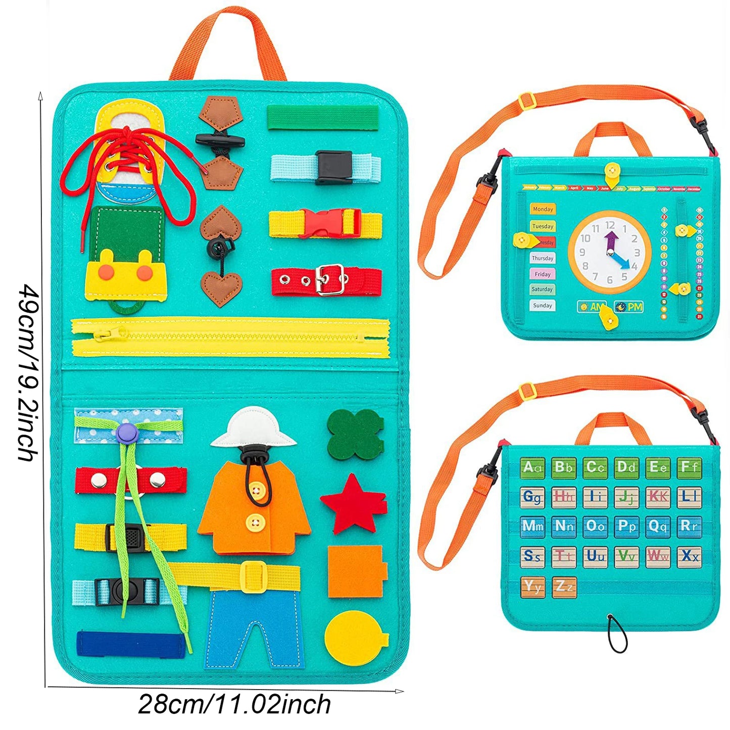 Montessori Toys Busy Board Sensory Activity Developing Board for Motor Skills,Learning Board for Toddlers  Birthday gift
