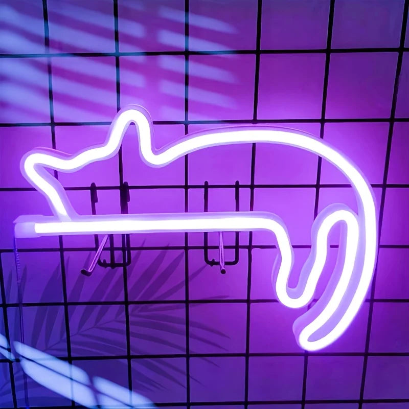 LED Neon Sign with USB/Battery for Bar Bedroom Game Room Wedding Party Wall Decor Christmas Gift Customizable Lighting