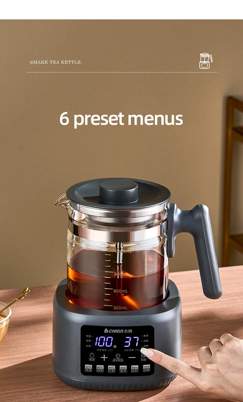 1300ml Steam Spray Tea Kettle Baby Constant Temperature Milk Regulator Multifunctional Electric Kettle 72h Thermostatic Kettle
