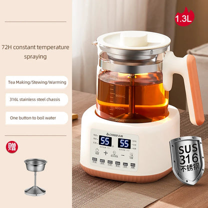 1300ml Steam Spray Tea Kettle Baby Constant Temperature Milk Regulator Multifunctional Electric Kettle 72h Thermostatic Kettle