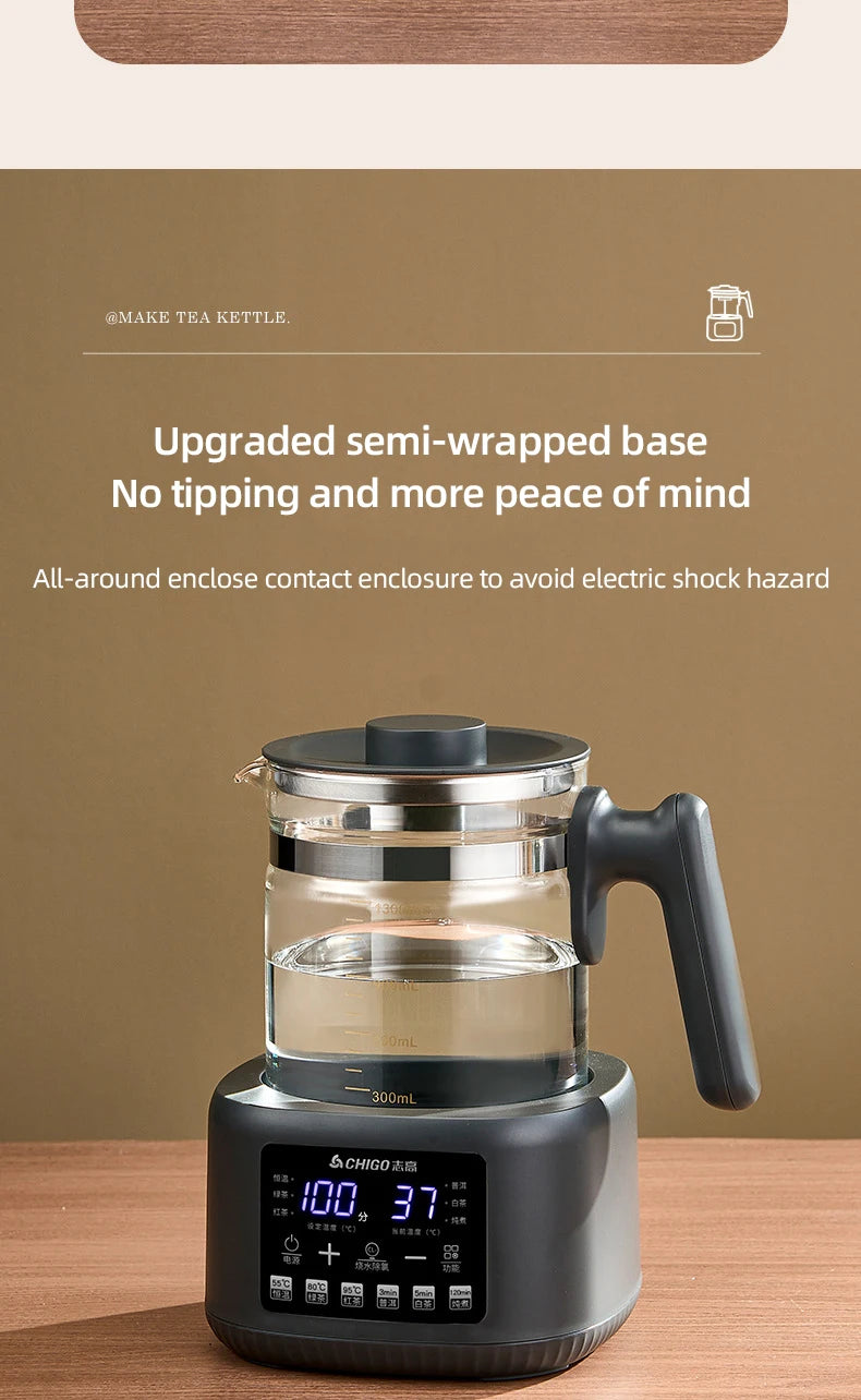 1300ml Steam Spray Tea Kettle Baby Constant Temperature Milk Regulator Multifunctional Electric Kettle 72h Thermostatic Kettle