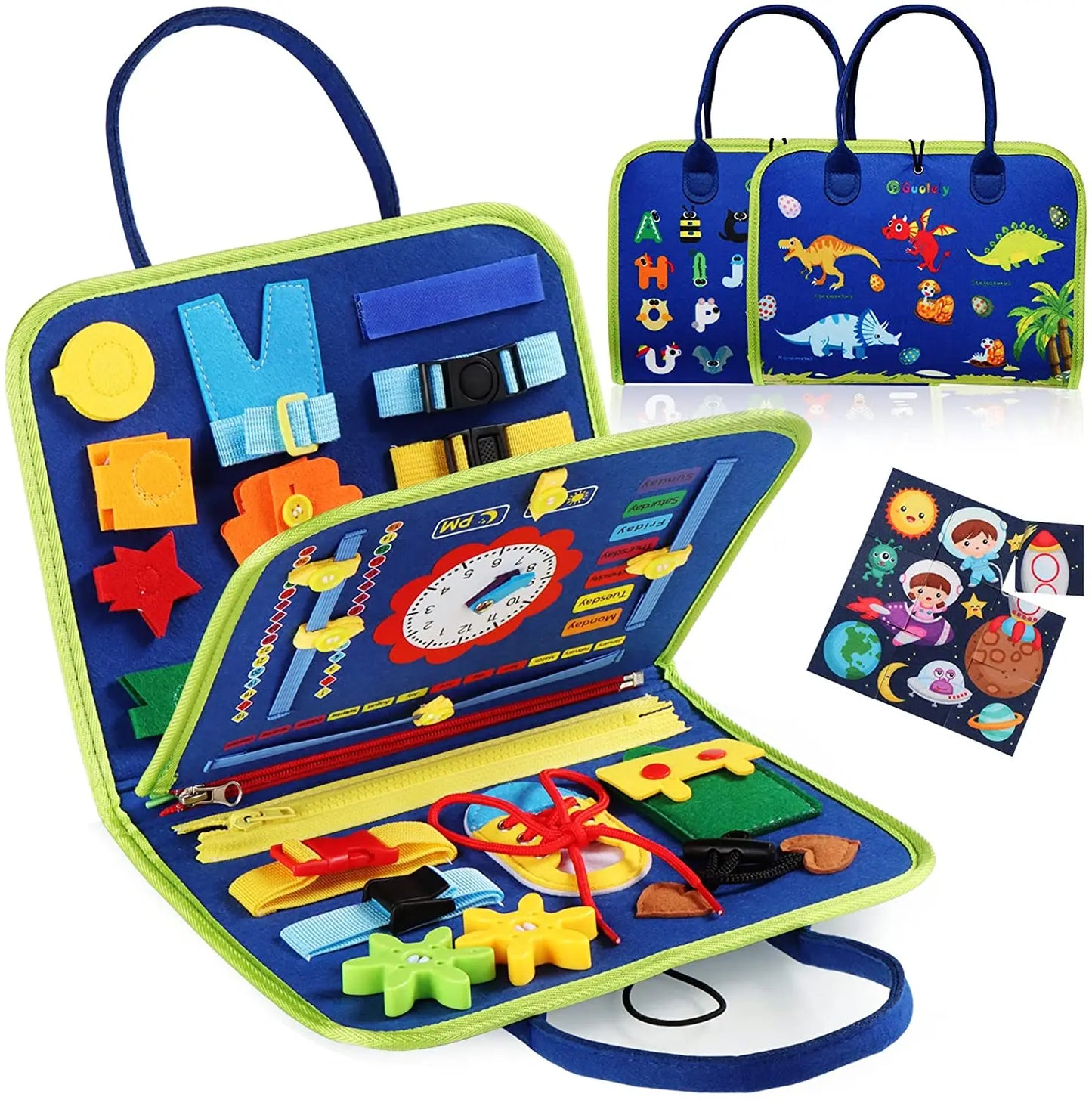 Montessori Toys Busy Board Sensory Activity Developing Board for Motor Skills,Learning Board for Toddlers  Birthday gift