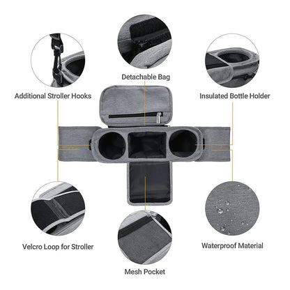 Baby Stroller Storage Large Capacity Travel Hanging Bag Mummy Bag Phone Bottle Holder Pram Diaper Bags Baby Stroller Accessories