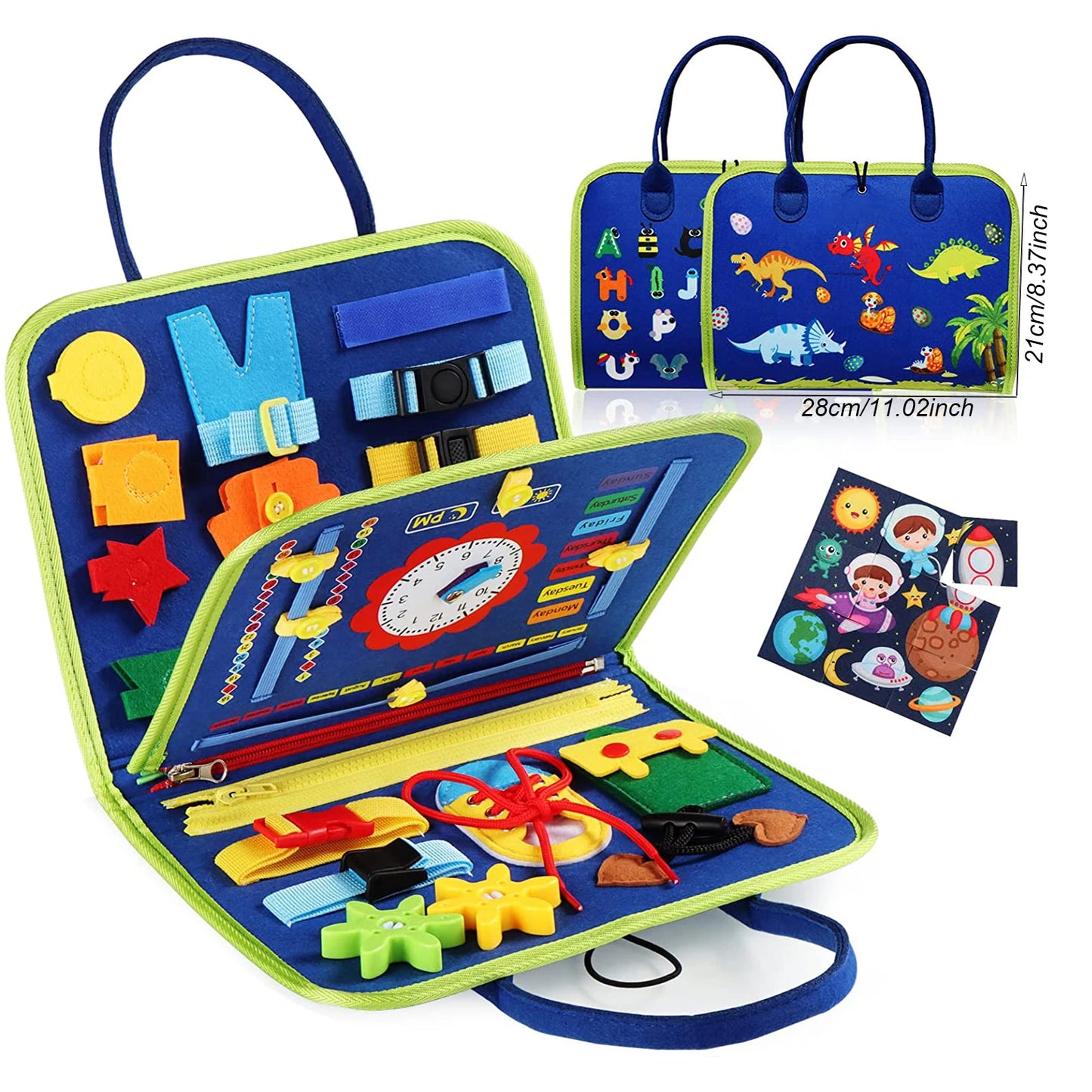 Montessori Toys Busy Board Sensory Activity Developing Board for Motor Skills,Learning Board for Toddlers  Birthday gift