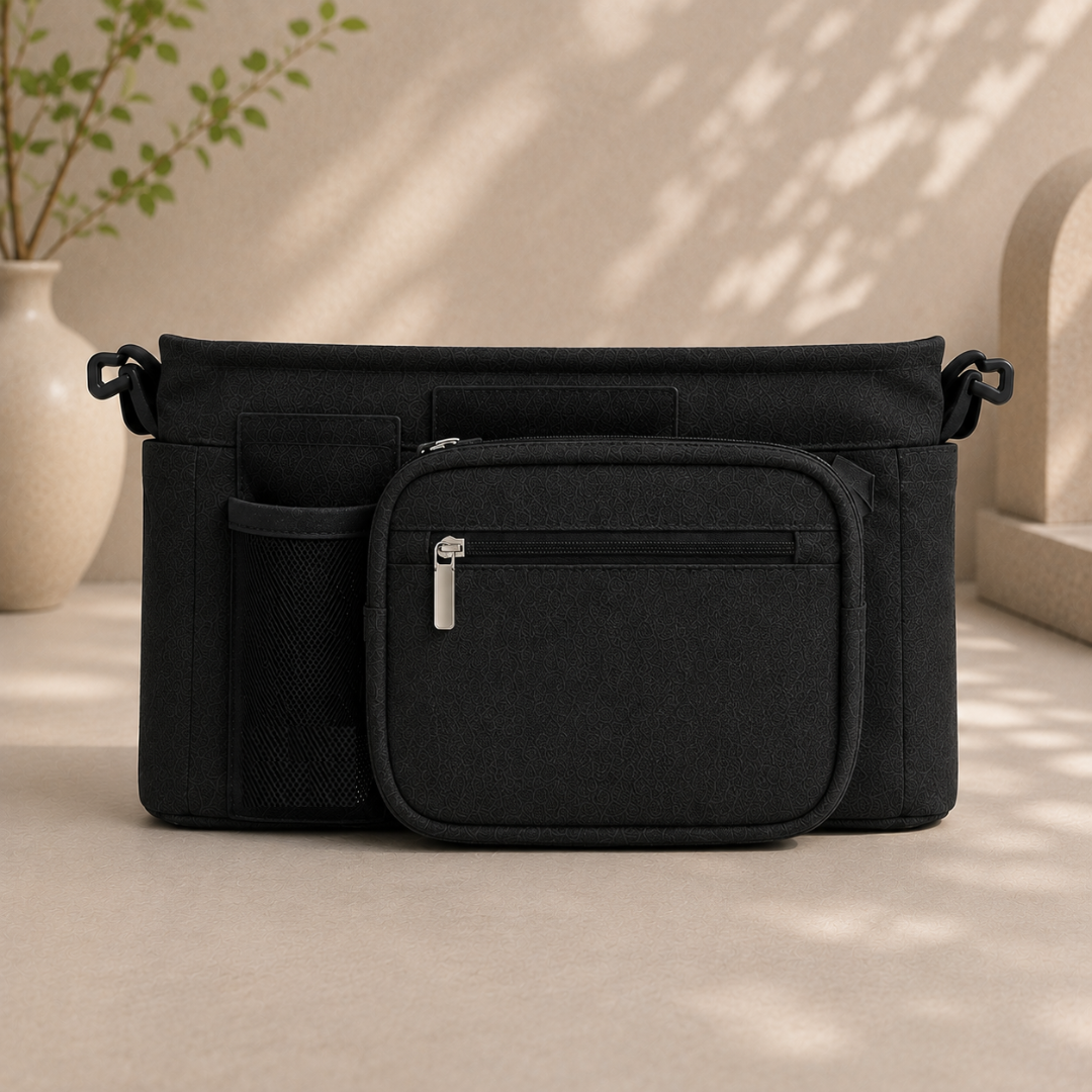 Large Multi-Pocket Baby Pram Organiser Bag