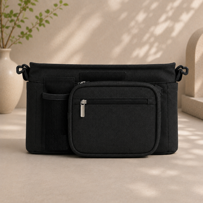 Large Multi-Pocket Baby Pram Organiser Bag